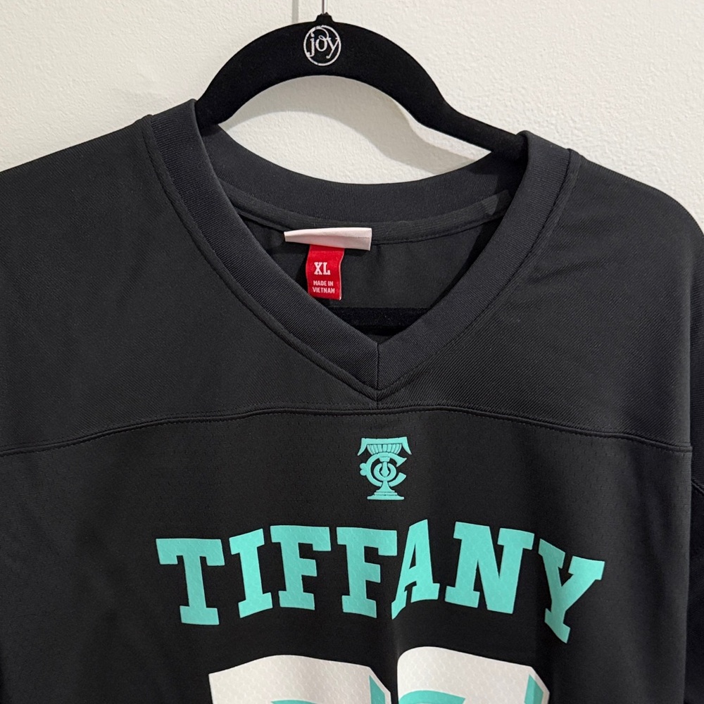 Tiffany & Co. Black and Blue Women's Jersey Top